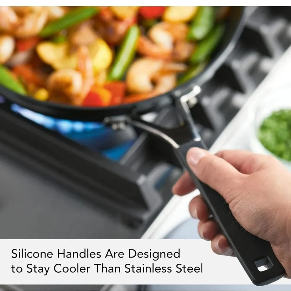KitchenAid Stainless Steel Non-Stick Frying‎ Pan/Skillet Cookware Set